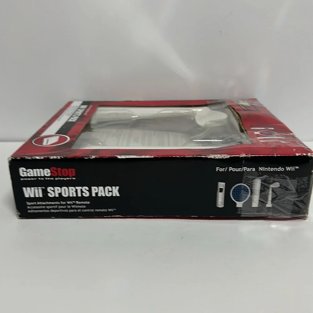 GameStop WII Sports Pack Sports Attachments for WII Remote - No Tennis Racket